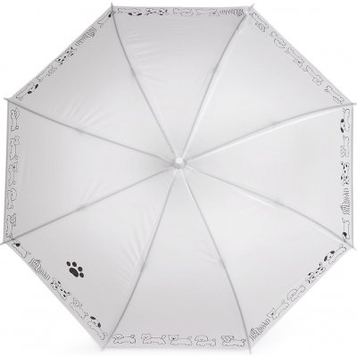 Dětský vystřelovací deštník 2 bílá tlapka – Zbozi.Blesk.cz