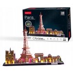 CubicFun 3D puzzle LED Paříž 115 ks – Zboží Dáma