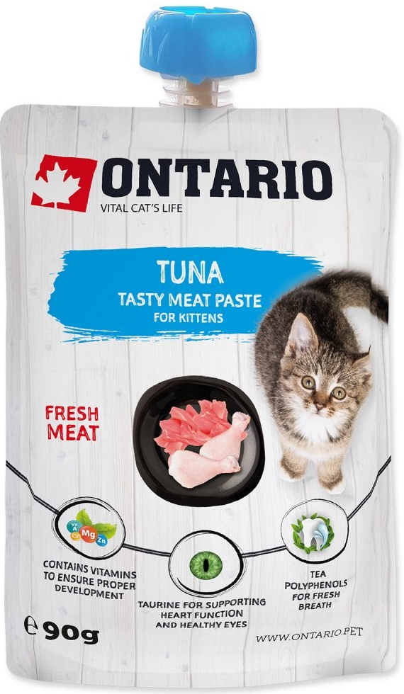 Ontario Kitten Tuna Fresh Meat Paste 8 x 90 g