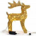 DECOLED LED světelný jelen, 40 cm, teple bílý – Hledejceny.cz