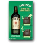 Jameson 40% 0,7 l (dárkové balení 2 sklenice) – Hledejceny.cz