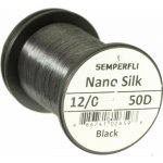HANÁK - Vazací nit Semperfli Nano Silk 18/0 Černá - 100m – Hledejceny.cz