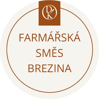 Davídkovo koření Etiketa Farmářská směs BREZINA béžová průměr 4,5 cm 1 ks – Hledejceny.cz