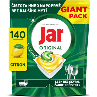 Jar Original Lemon kapsle do myčky 140 ks – Sleviste.cz