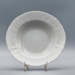 Thun BERNADOTTE Porcelánový Talíř hluboký 23 cm bílá – Zboží Dáma