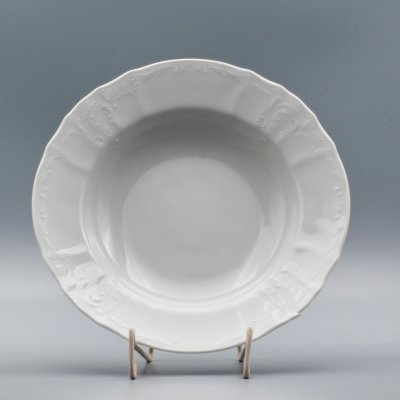 Thun BERNADOTTE Porcelánový Talíř hluboký 23 cm bílá – Zboží Dáma