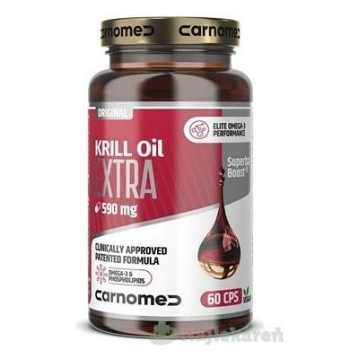 CarnoMed Krill Oil Extra Superba Boost 590 mg kapsle 60 ks – Hledejceny.cz