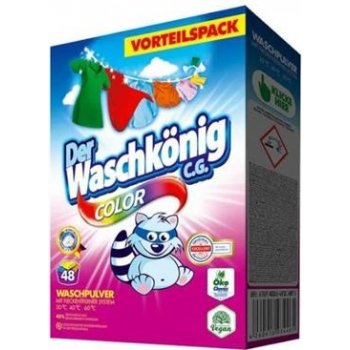 WaschKönig Color prací prášek na praní barevného prádla 55 PD 3,575 kg