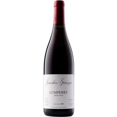 Jaroslav Springer Pinot noir Lumperky 2022 13% 0,75 l (holá láhev) – Hledejceny.cz