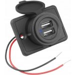 Univerzální nabíječka do auta pro montáž 2xUSB 12 / 24V 5V / 4,8A POWER. – Zboží Živě