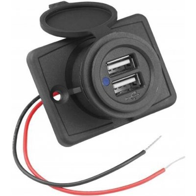 Univerzální nabíječka do auta pro montáž 2xUSB 12 / 24V 5V / 4,8A POWER. – Zboží Živě