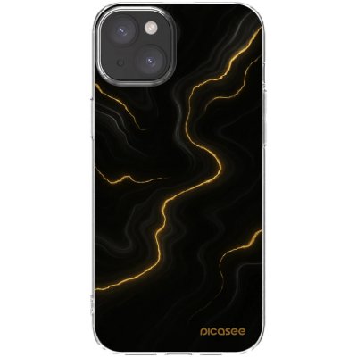 Picasee silikonový průhledný obal pro Apple iPhone 15 Plus - Thunder – Zboží Mobilmania