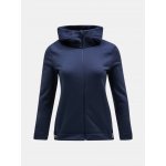 Peak Performance W Rider Zip Hood modrá – Zboží Mobilmania