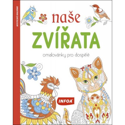Omalovánky pro dospělé Naše zvířata – Sleviste.cz