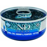 N&D Cat Ocean Kitten Tuna & Cod & Shrimp & Pumpkin 70 g – Hledejceny.cz