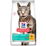 Hill's Feline Adult Perfect Weight Chicken 7 kg – Hledejceny.cz