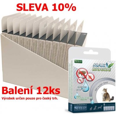 Max Biocide Spot-on Cat repelentní kapsle, kočka 5 x 1 ml – Zboží Dáma