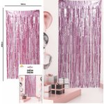 Party Deco Party závěs rose gold 90 x 250 cm – Zboží Dáma