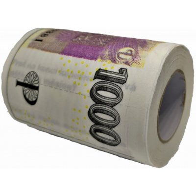 Toaletní papír tisícovka 1000 Kč – Zboží Mobilmania