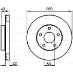 BOSCH Brzdový kotouč 0 986 478 833 – Sleviste.cz