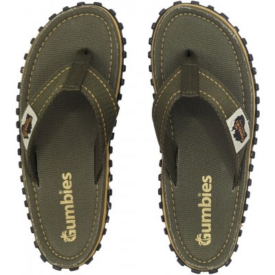 Gumbies Pánské žabky Gumbies Islander Classic khaki – Hledejceny.cz