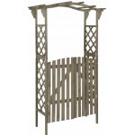 Dřevěná pergola G03V s mřížkou 3 cm – Hledejceny.cz