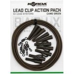 Korda Montáž Basix Lead Clip Action Pack Camo Green 5 ks – Zboží Mobilmania