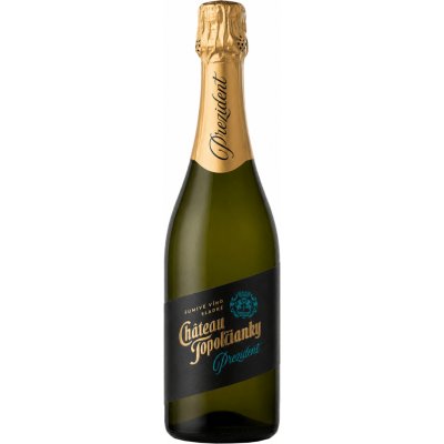 Chateau Topoľčianky Prezident Blanc Demi Sec 8% 0,75 l (holá láhev) – Zboží Dáma