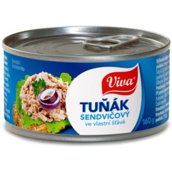 Viva Tuňák drcený ve vlastní šťávě 160 g
