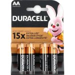 Duracell Basic AA 4ks 10PP100001 – Zboží Mobilmania