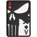 JTG PVC 3D nášivka "Punisher Ace Of Spades" - černá + Doprava zdarma – Sleviste.cz