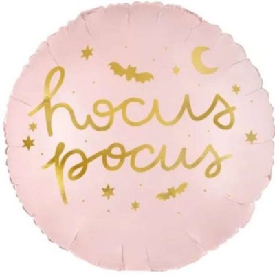 PartyDeco Fóliový balón Hocus Pocus růžový 45 cm – Hledejceny.cz