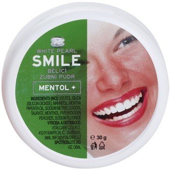 White Pearl Smile bělicí zubní pudr Mentol+ 30 g