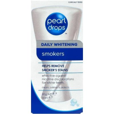 Pearl Drops Smokers Denní bělící pasta na odstranění skvrn pro bělení zubů 50 ml – Zboží Mobilmania