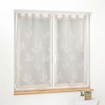 douceur d'intérieur Béžové voálové záclony v sadě 2 ks 60x90 cm Berry – douceur d'intérieur – Zboží Mobilmania