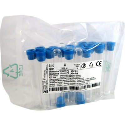 Gama Zkumavka sterilní modrá 15ccm 20 ks – Zbozi.Blesk.cz