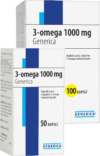 Generica 3 omega 1000 100 kapslí od 245 Kč - Heureka.cz