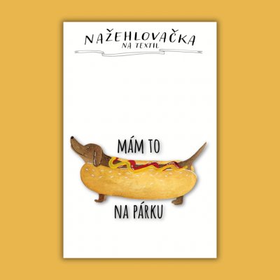 ePiPí Nažehlovačka Mám to na párku – Hledejceny.cz