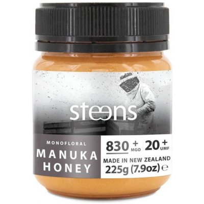 Steens RAW Manuka Honey Manukový med UMF 20+ 830+ MGO 225 g