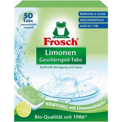 Frosch EKO Tablety do myčky vše v 1 Citron 50 tablet – Zbozi.Blesk.cz