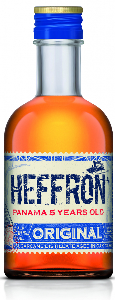 Heffron Rum 38% 0,2 l (holá láhev)