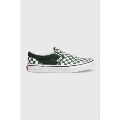 Vans dětské tenisky JN Classic Slip-On zelená