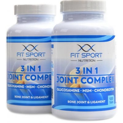 Fitsport nutrition 3 in 1 Joint Complex glucosamine msm chondroitin 2 x 120 tablet – Zboží Mobilmania