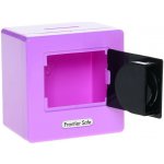 Pokladnička trezor s odemykáním na kód Fialová – Sleviste.cz