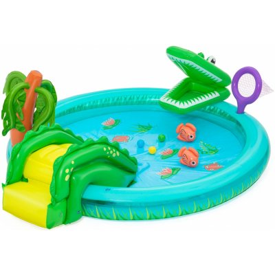 BESTWAY 53166 Crocodile Cove 224 x 181 x 72 cm – Zboží Dáma