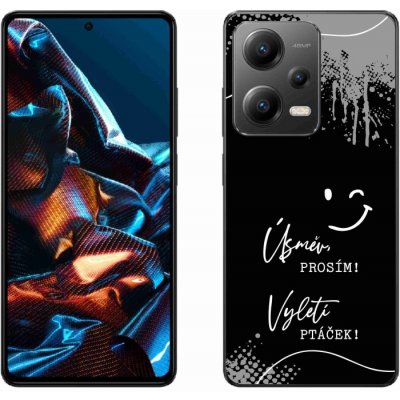 mmCase na Xiaomi Redmi Note 12 Pro 5G - vtipný text 4 černé pozadí – Zboží Živě