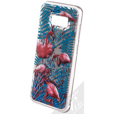 Pouzdro Sligo Liquid Mirror Flamingo Samsung Galaxy S8 Plus červené – Zboží Živě