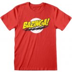 CurePink tričko Big Bang Theory: Bazinga červené – Zbozi.Blesk.cz