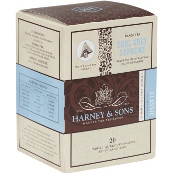 HARNEY & SONS Earl Grey 20 pyramidových sáčků