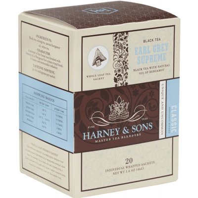 HARNEY & SONS Earl Grey 20 pyramidových sáčků